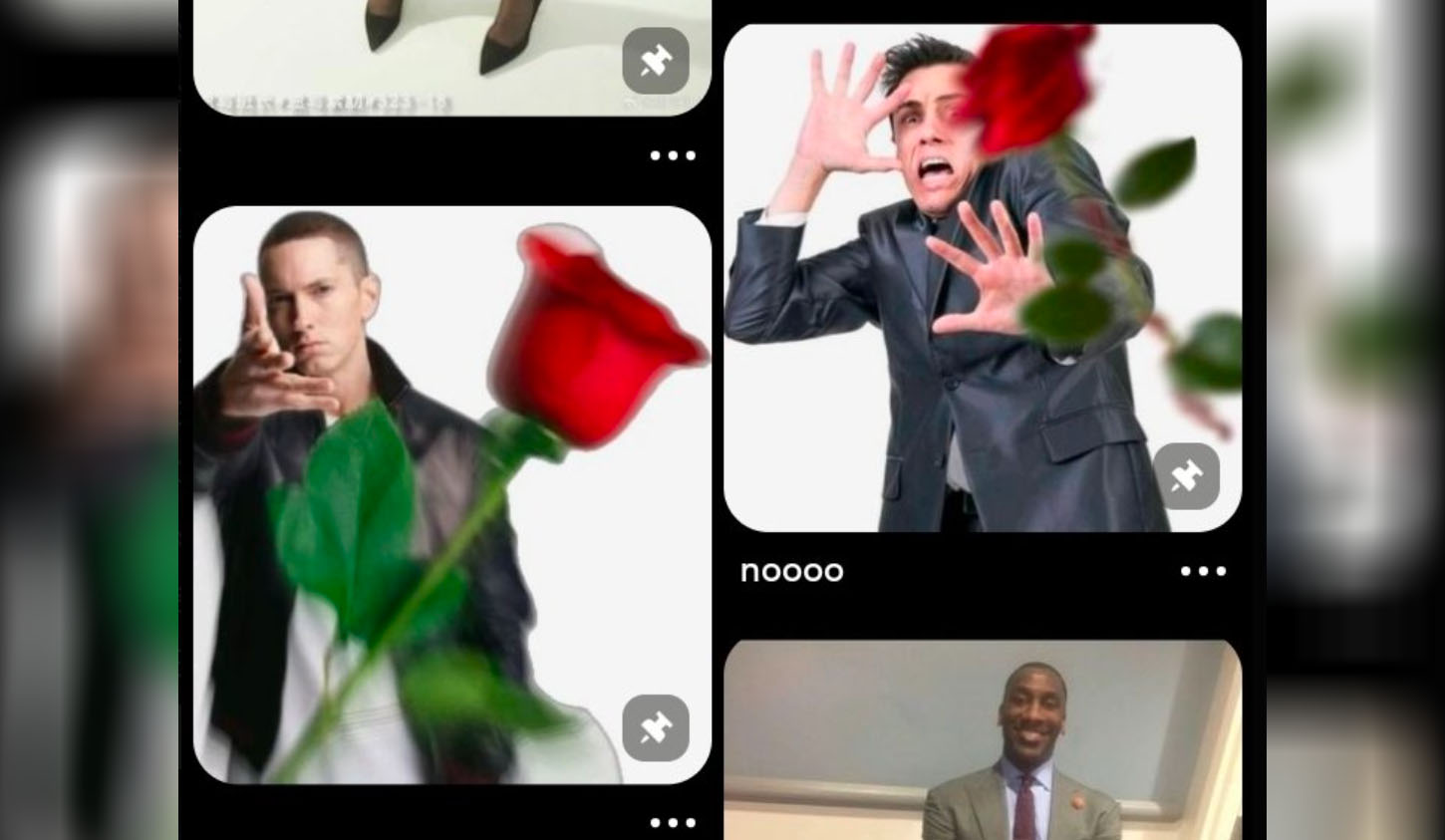Eminem Throwing Rose Redraws