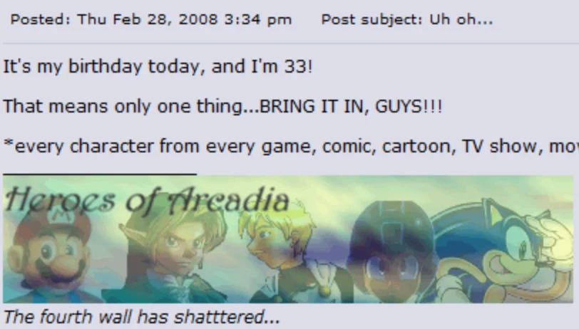 GamemasterAnthony’s Birthday