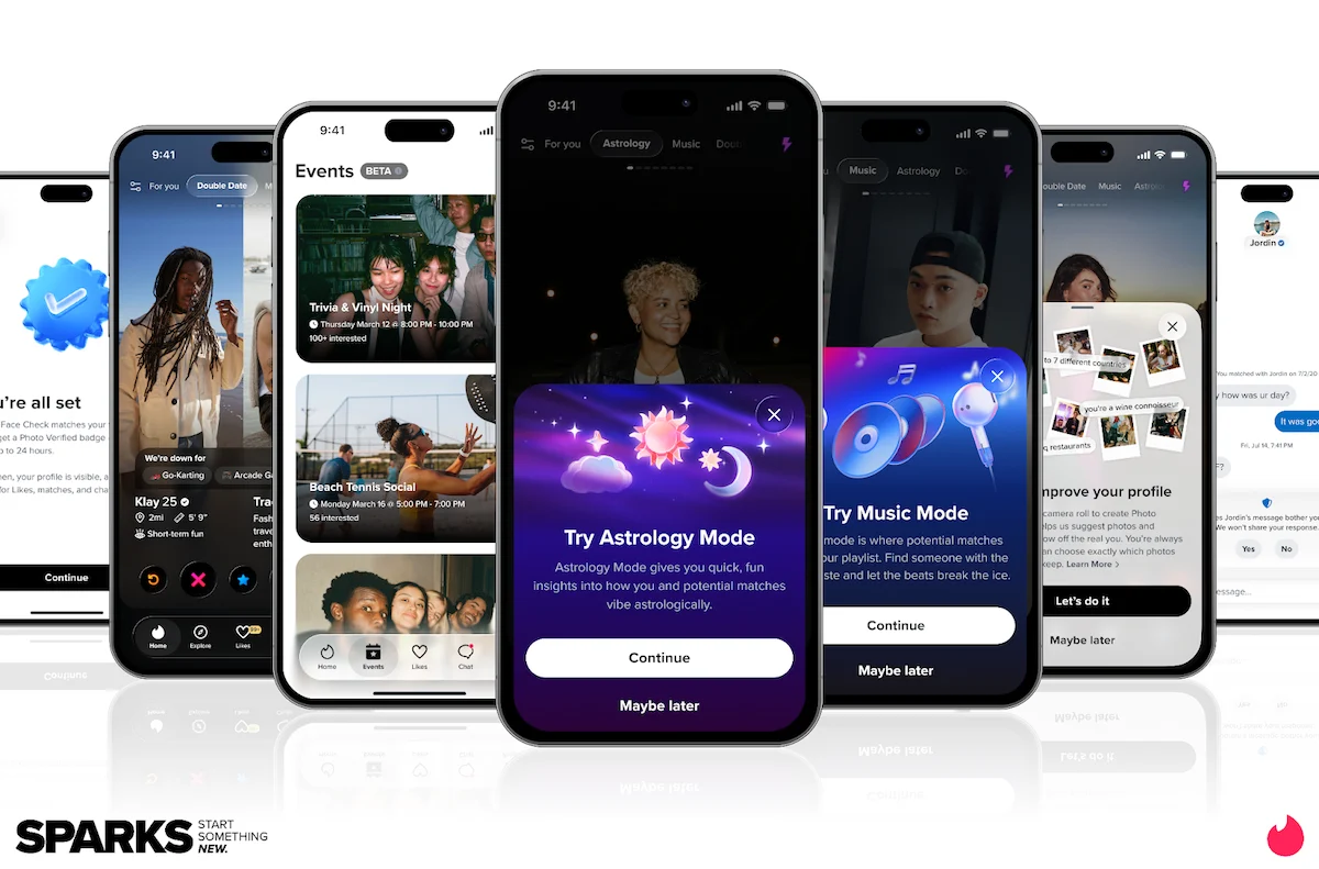 Tinder Unveils Transformative Product Keynote, Betting on IRL Experiences and Advanced AI to Re-engage Gen Z