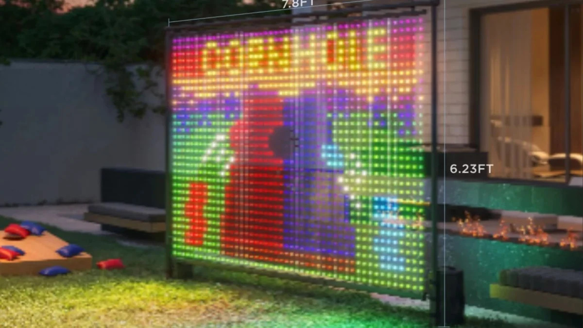 Govee Unveils Monumental LED Lightwall: A Fusion of Ambient Lighting and Digital Artistry