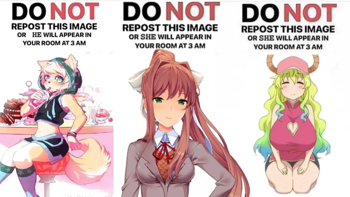 Do Not Repost This Image Or She Will Appear In Your Room At 3 AM
