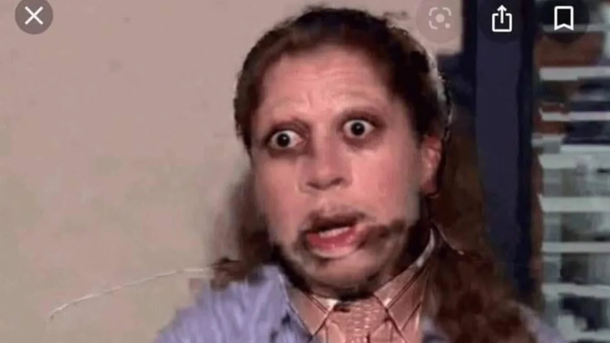 Cursed Pam Beesly and Stanley Hudson Screenshot