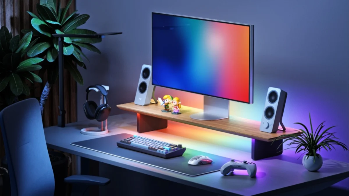 Nanoleaf Launches Smart LED Monitor Stand to Revolutionize Desk Ambiance and Ergonomics