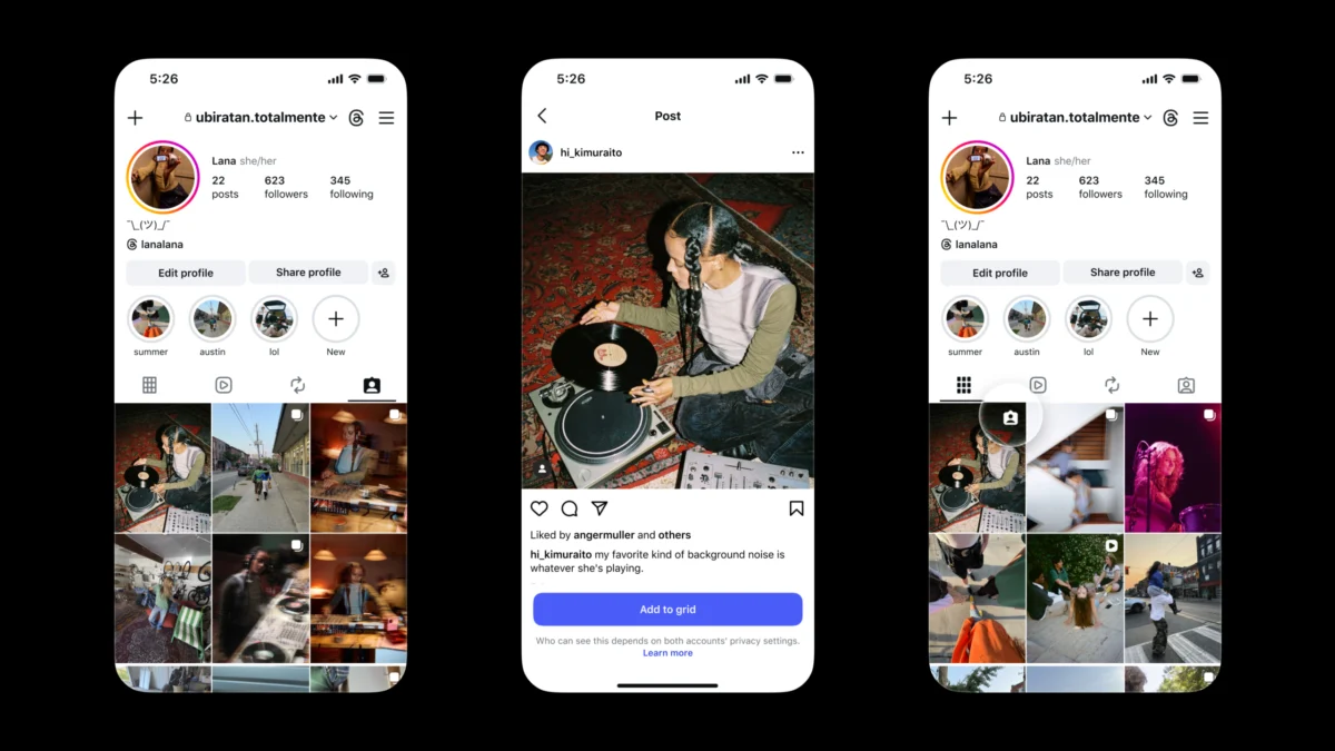 Instagram Rolls Out New Feature Allowing Users to Add Tagged Posts Directly to Their Profile Grid, Enhancing Personal Curation and Collaboration