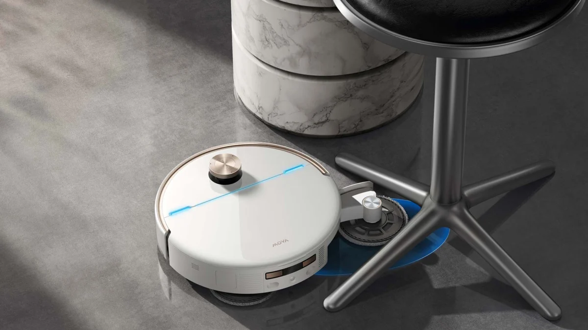MOVA V70 Ultra Complete Introduces MaxiReachX, a Mop and Brush Extension System That Reaches into Corners Standard Robot Vacuums Miss