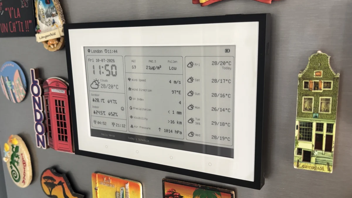 SwitchBot E-Ink Home Dashboard Review: A Promising Concept Marred by Software Stumbles