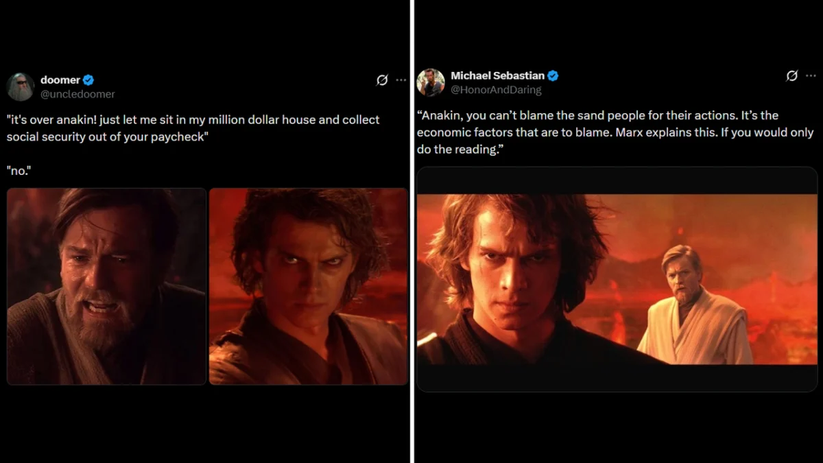 Anakin Skywalker Gen Z Male Rage Memes